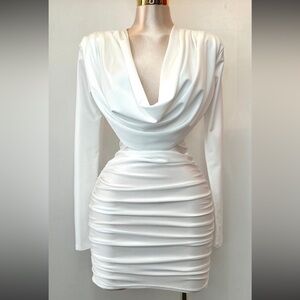 Elegant Draped Dress